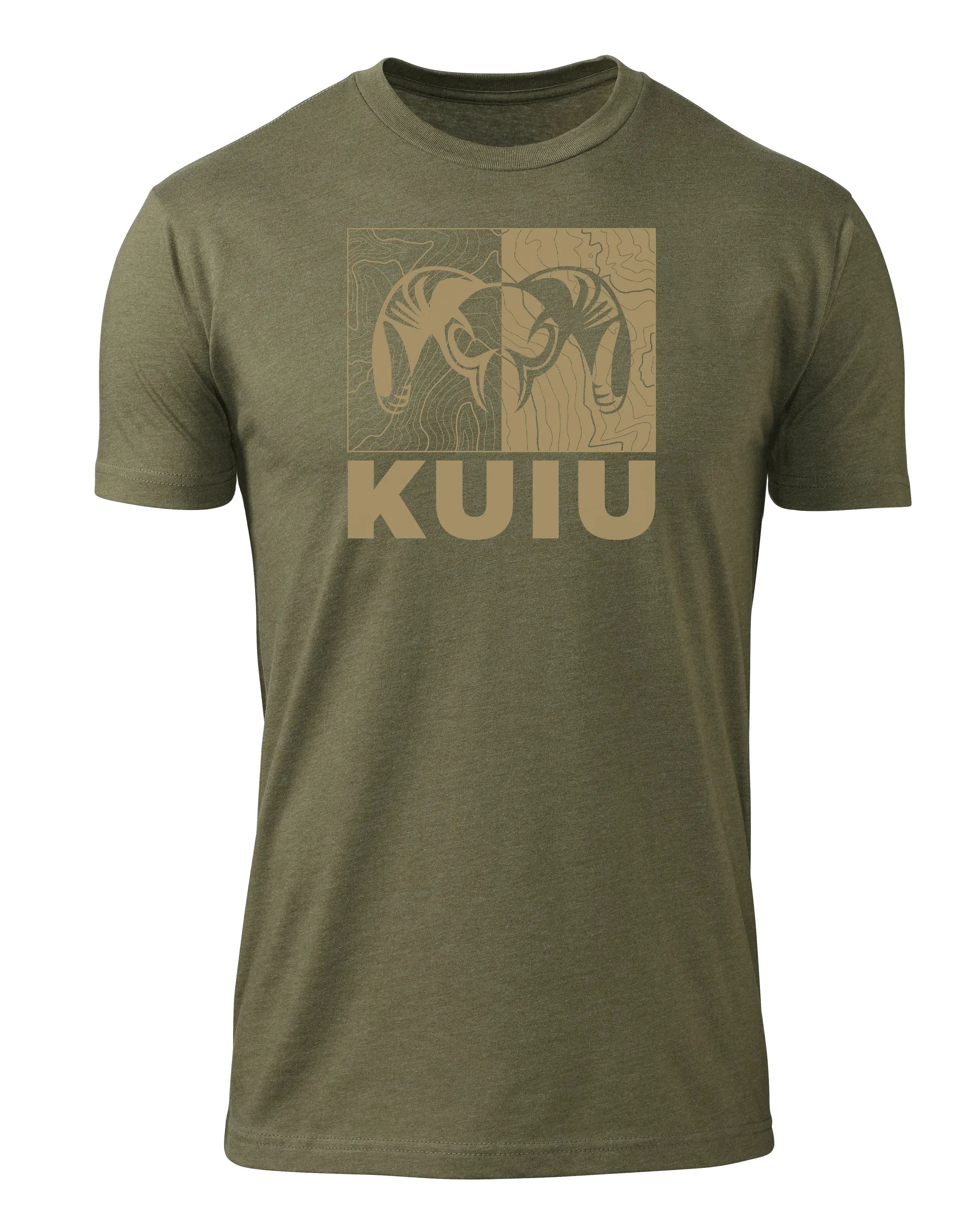 KUIU Contrast Topo T-Shirt | Military Green