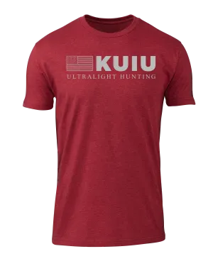 KUIU Mini Flag T-Shirt | Cardinal