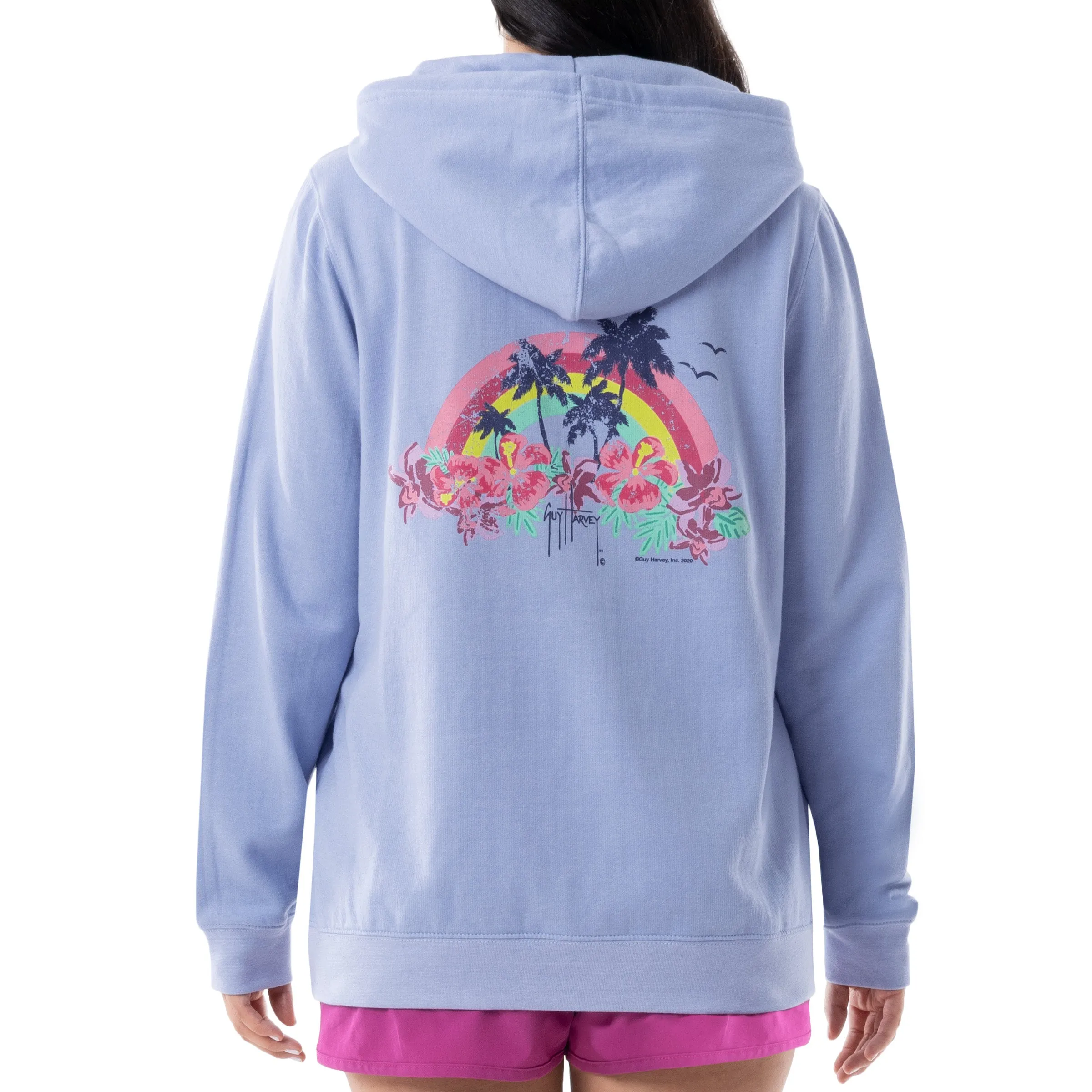 Ladies Sunrise in Paradise Fleece Hoodie