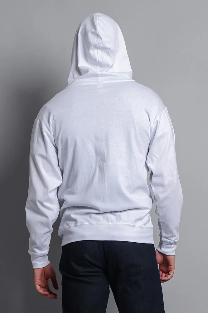 Men's Basic Zip Up Jersey Hoodie