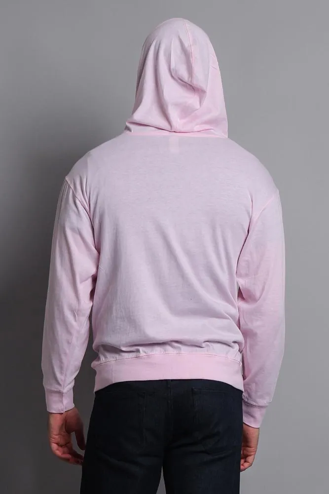 Men's Basic Zip Up Jersey Hoodie