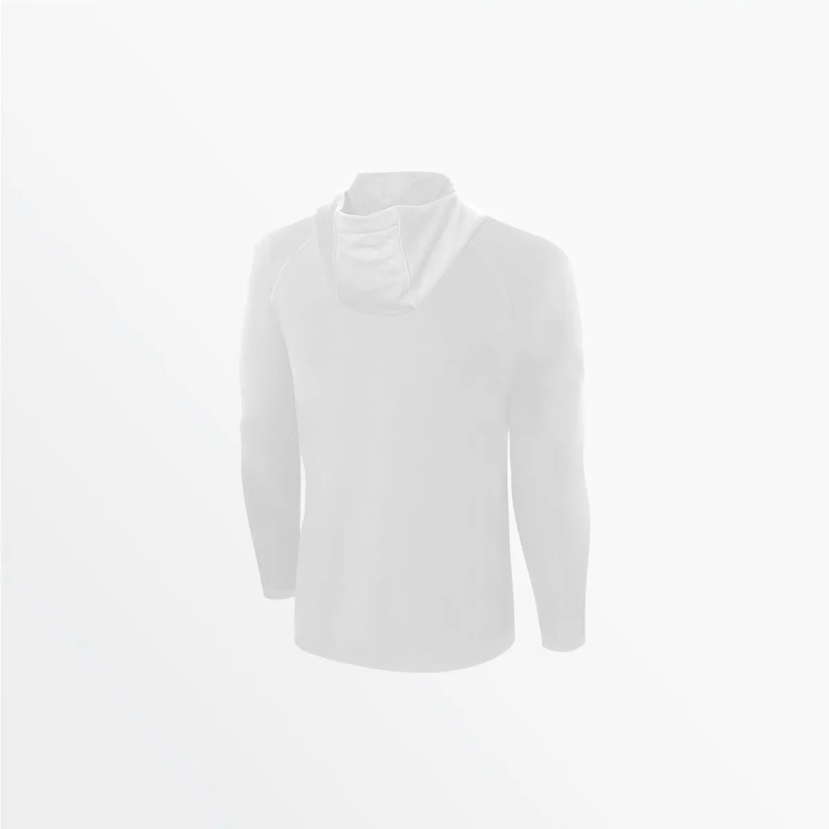 MEN'S CLUB LONG SLEEVE POLY HOODED TEE