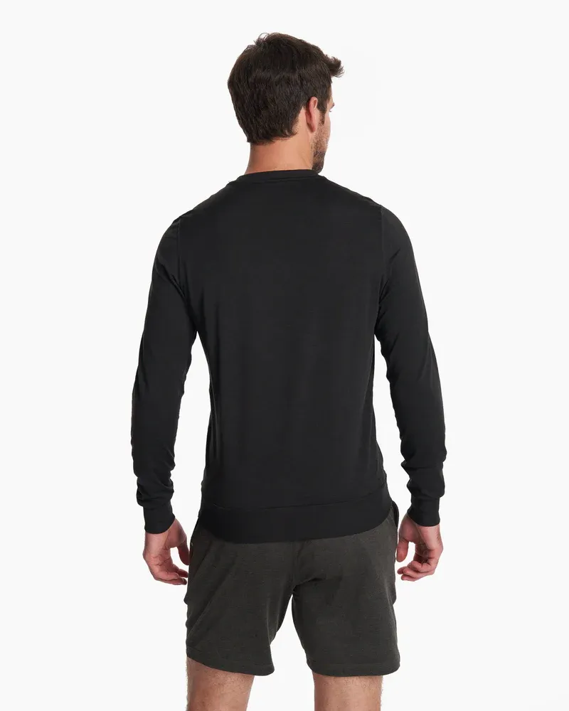 MEN'S PONTO PERFORMANCE CREW - HBK BLACK HEATHER