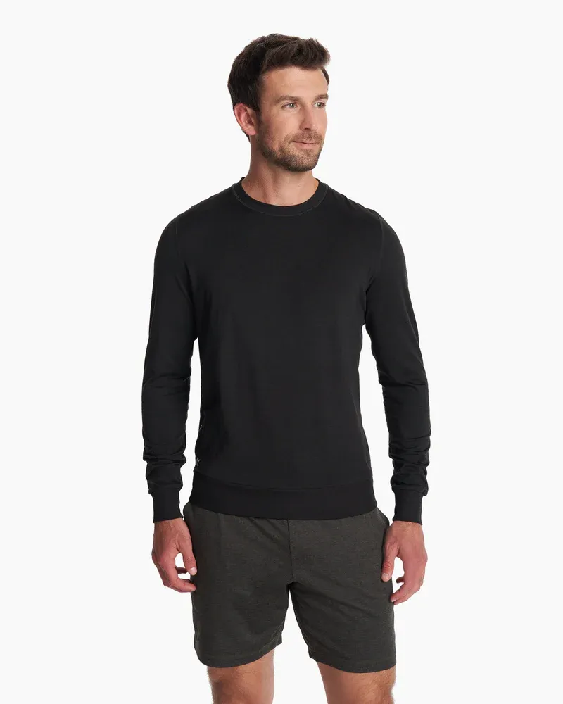 MEN'S PONTO PERFORMANCE CREW - HBK BLACK HEATHER