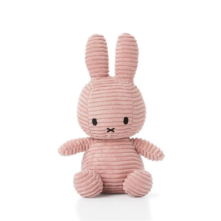 Miffy Sitting Corduroy Plush (various colours available)