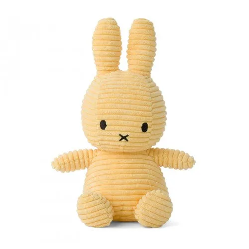 Miffy Sitting Corduroy Plush (various colours available)