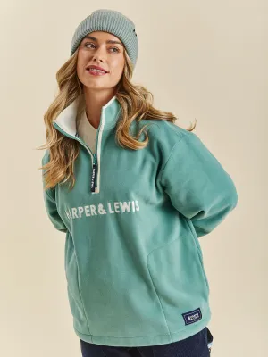 Ocean 1/4 Zip Fleece Sage