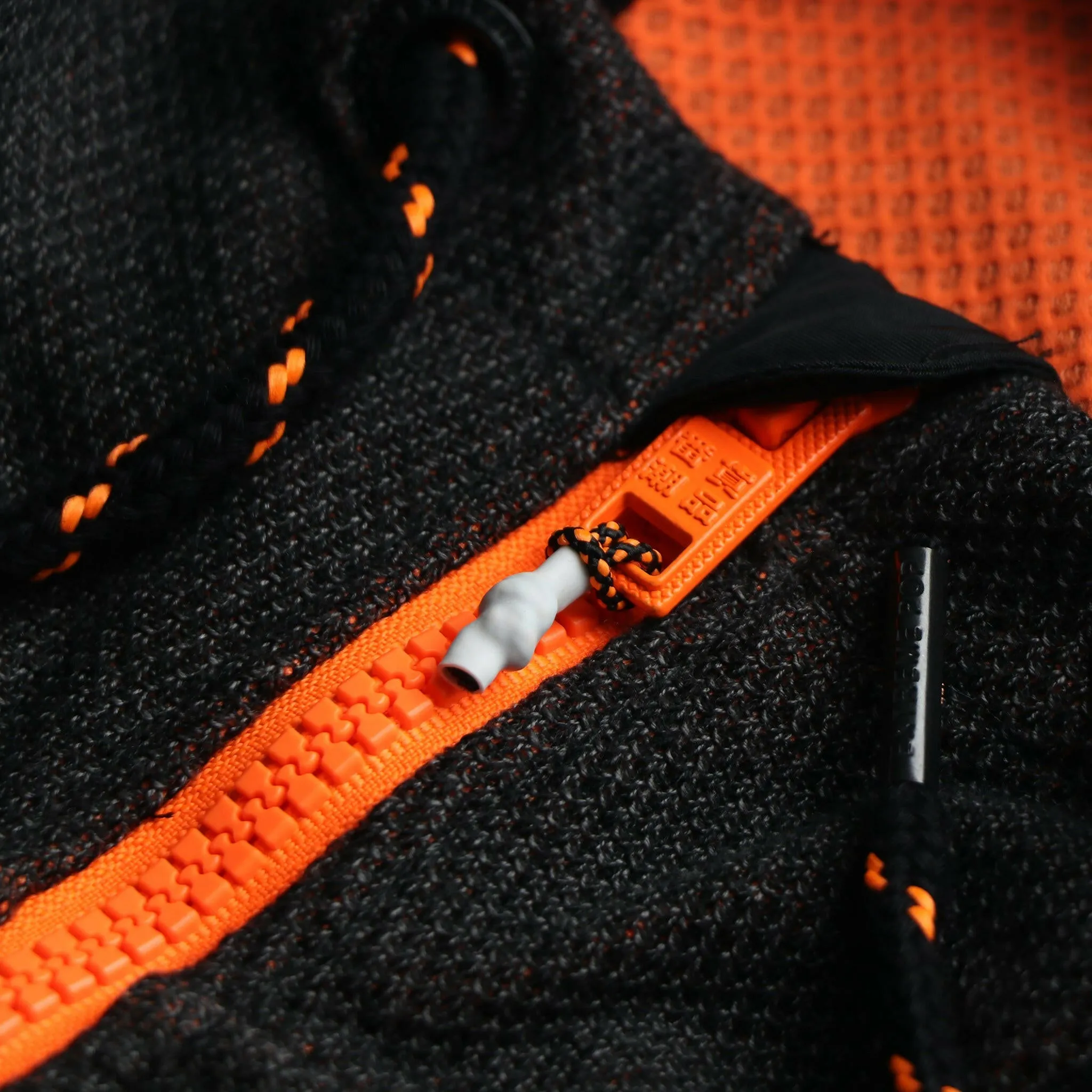 Orange Delight Zip Hoodie Jacket