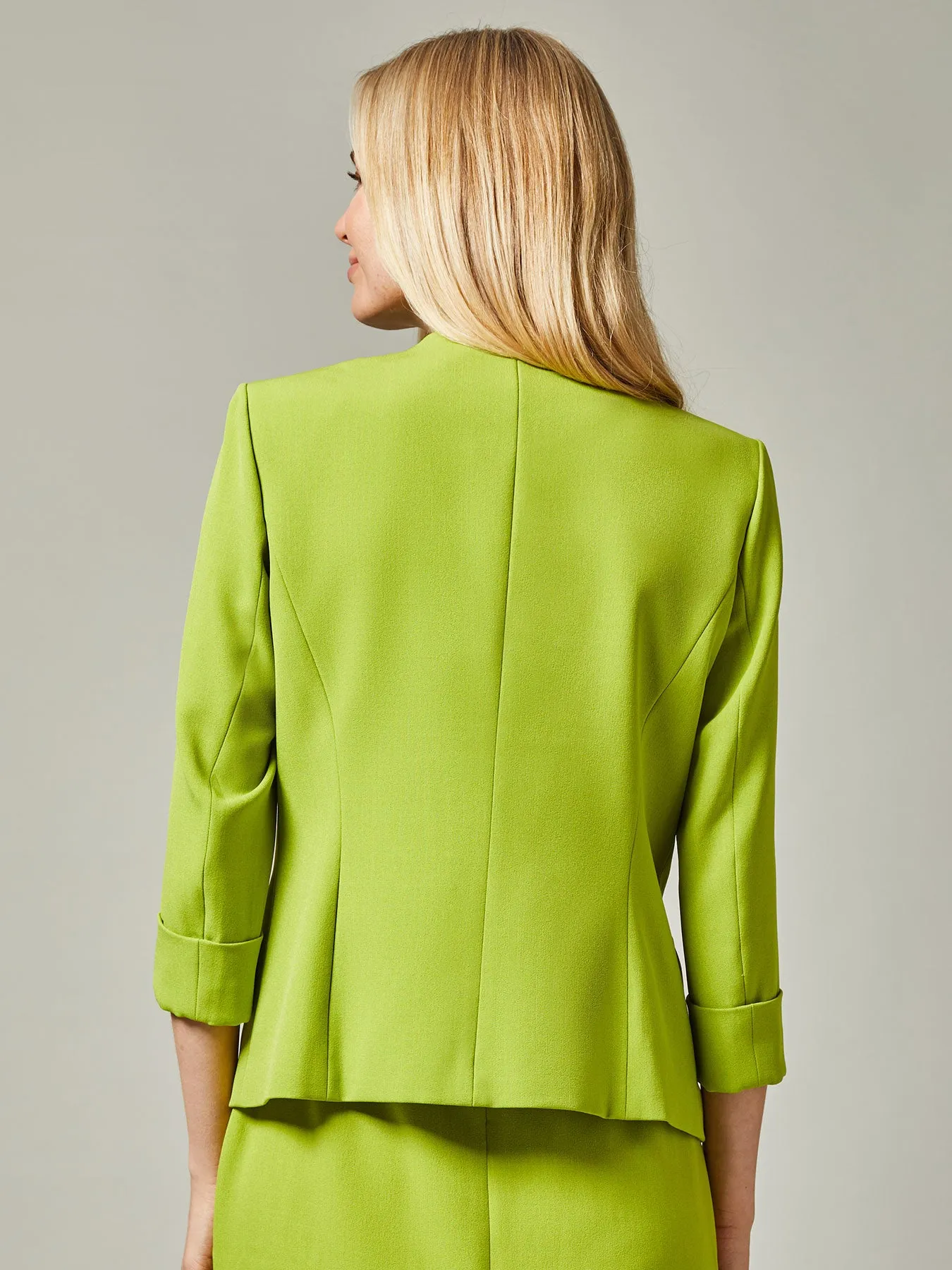 Plus Elle Jacket, Iconic Stretch Crepe