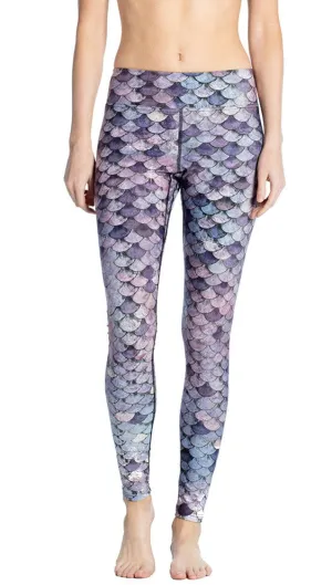 Purple Scales - Full Length Triathlon Leggings - CUSTOM ORDER