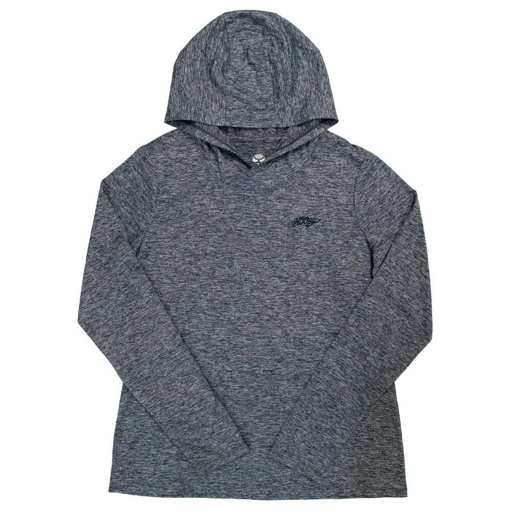 "Easy Breezy" Heather Navy Hoody