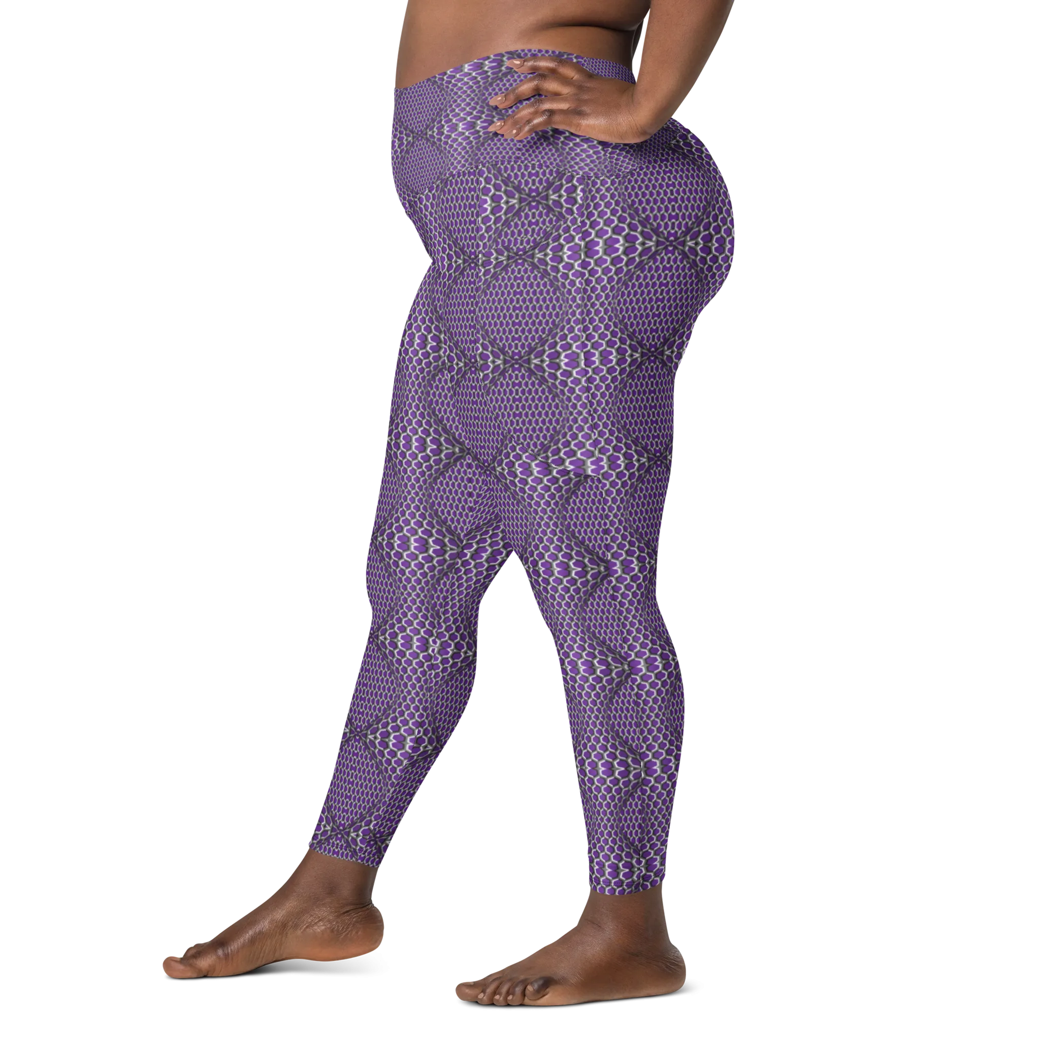 Recursia Illusions Game Leggings With Pockets