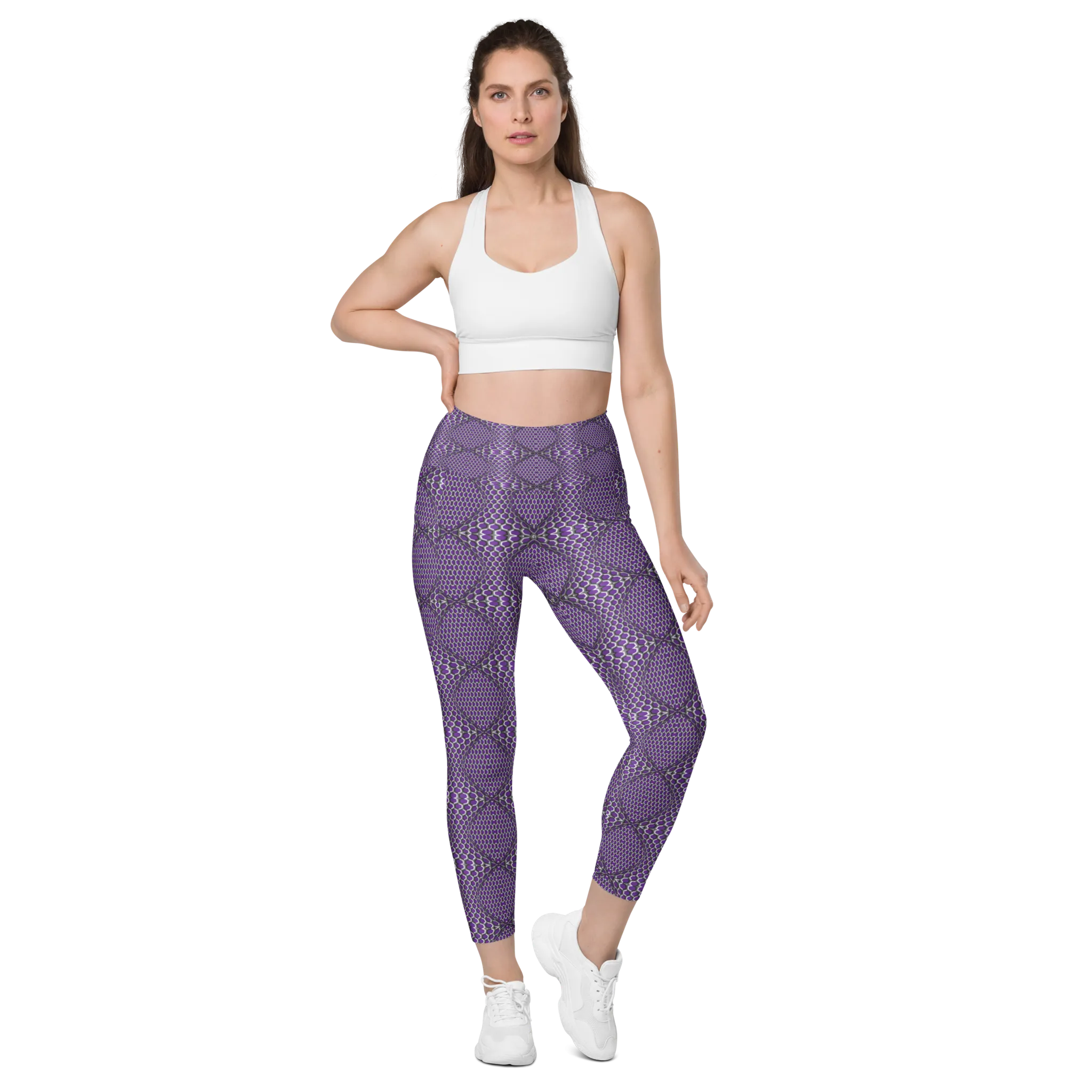 Recursia Illusions Game Leggings With Pockets