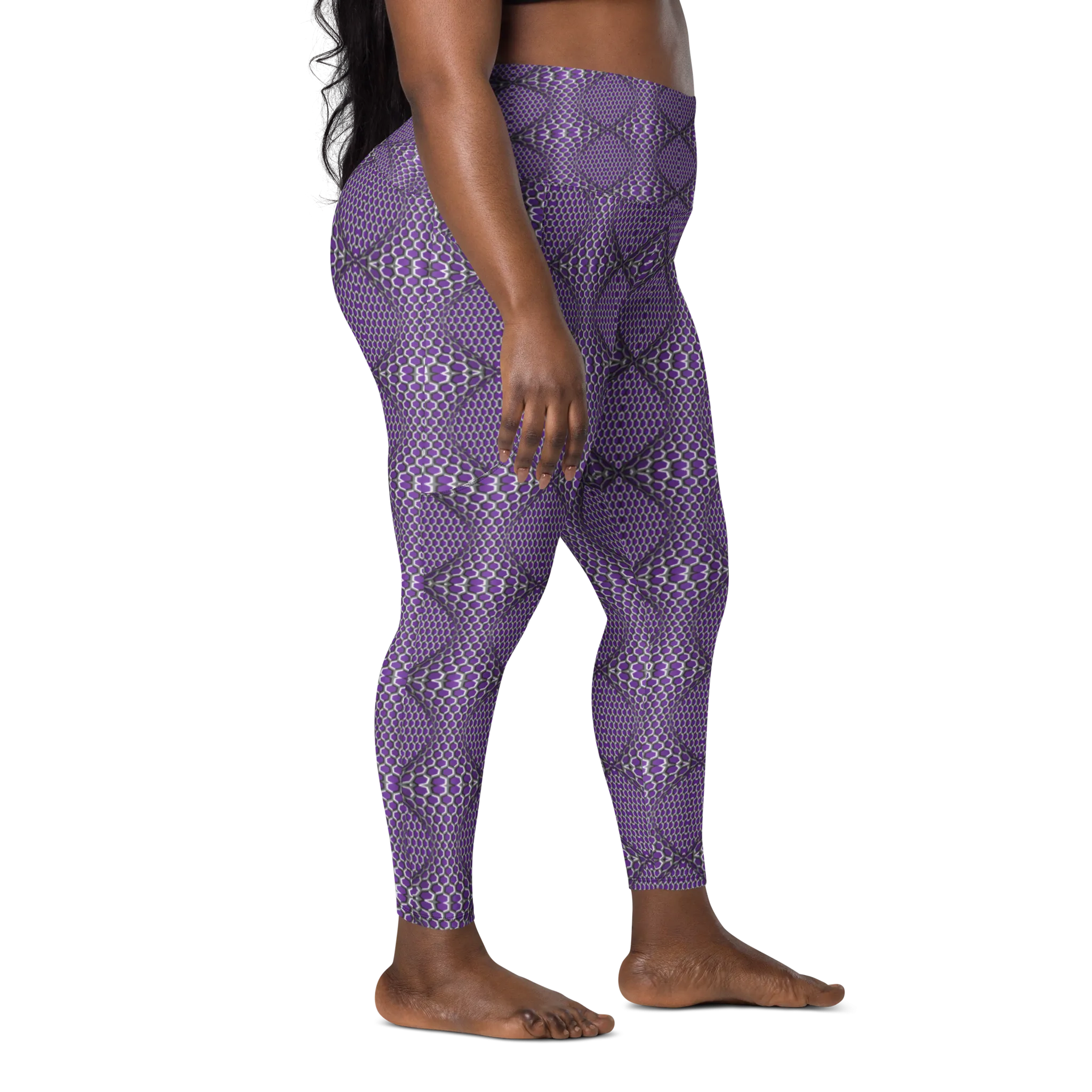 Recursia Illusions Game Leggings With Pockets