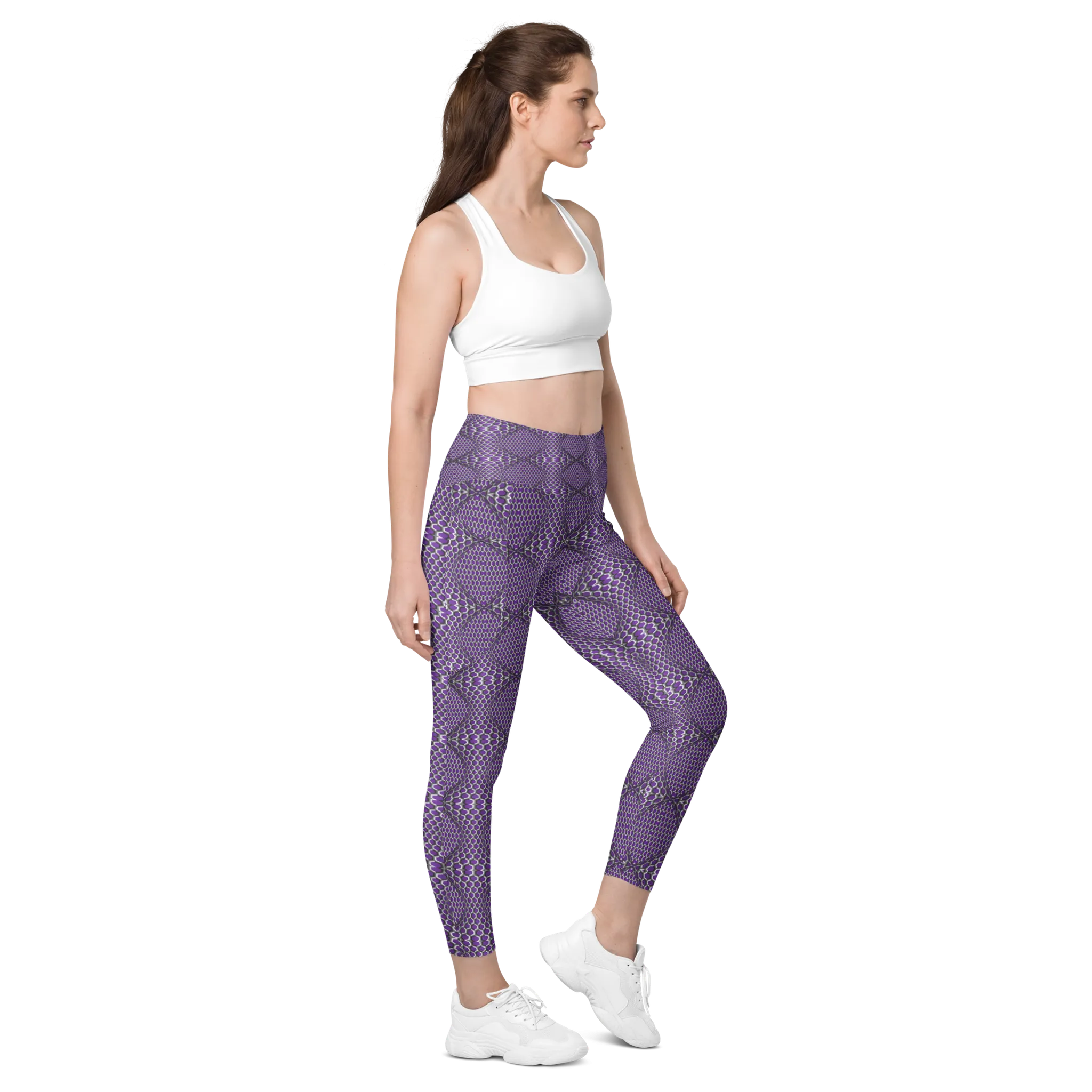 Recursia Illusions Game Leggings With Pockets