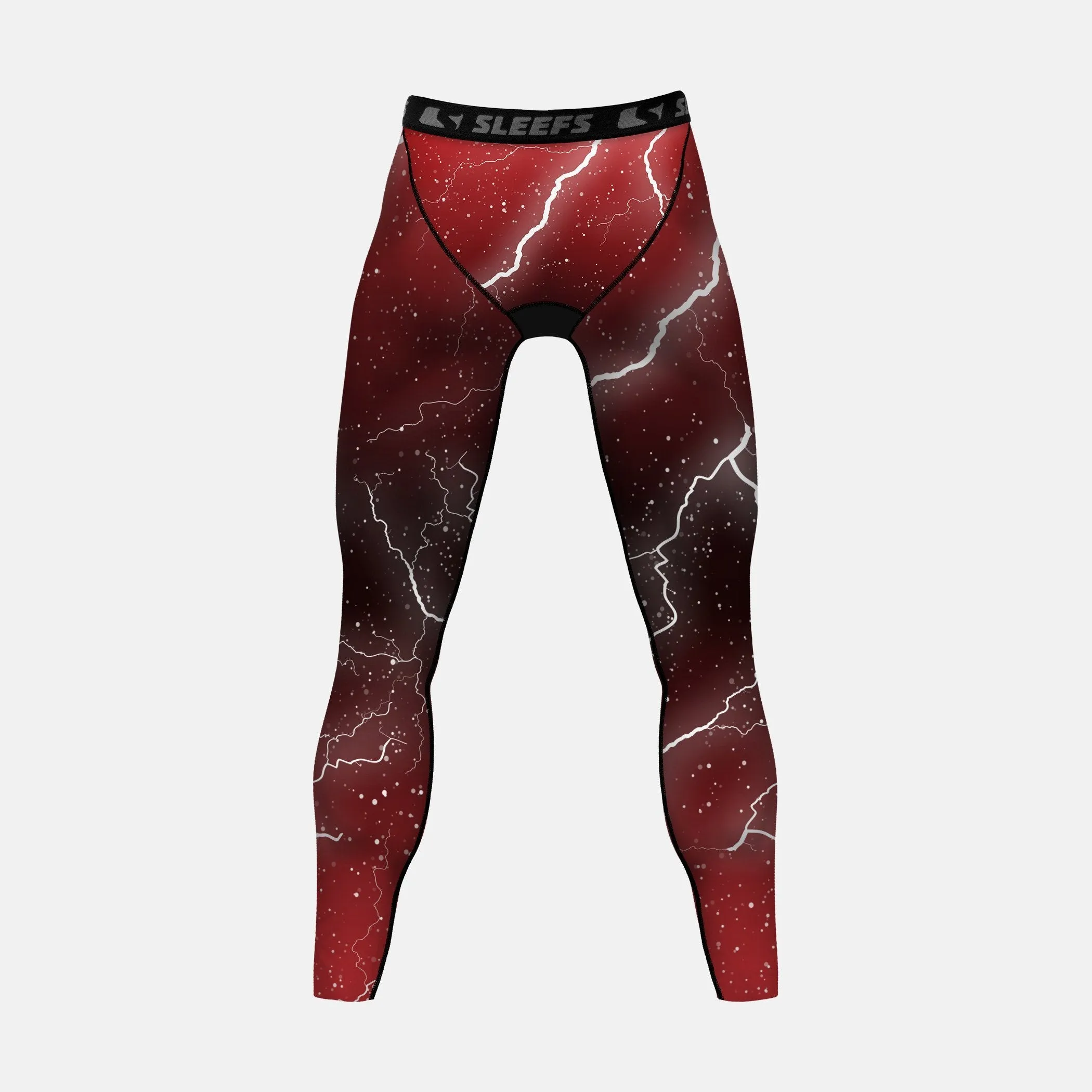 Red Lightning Compression Tights / Leggings