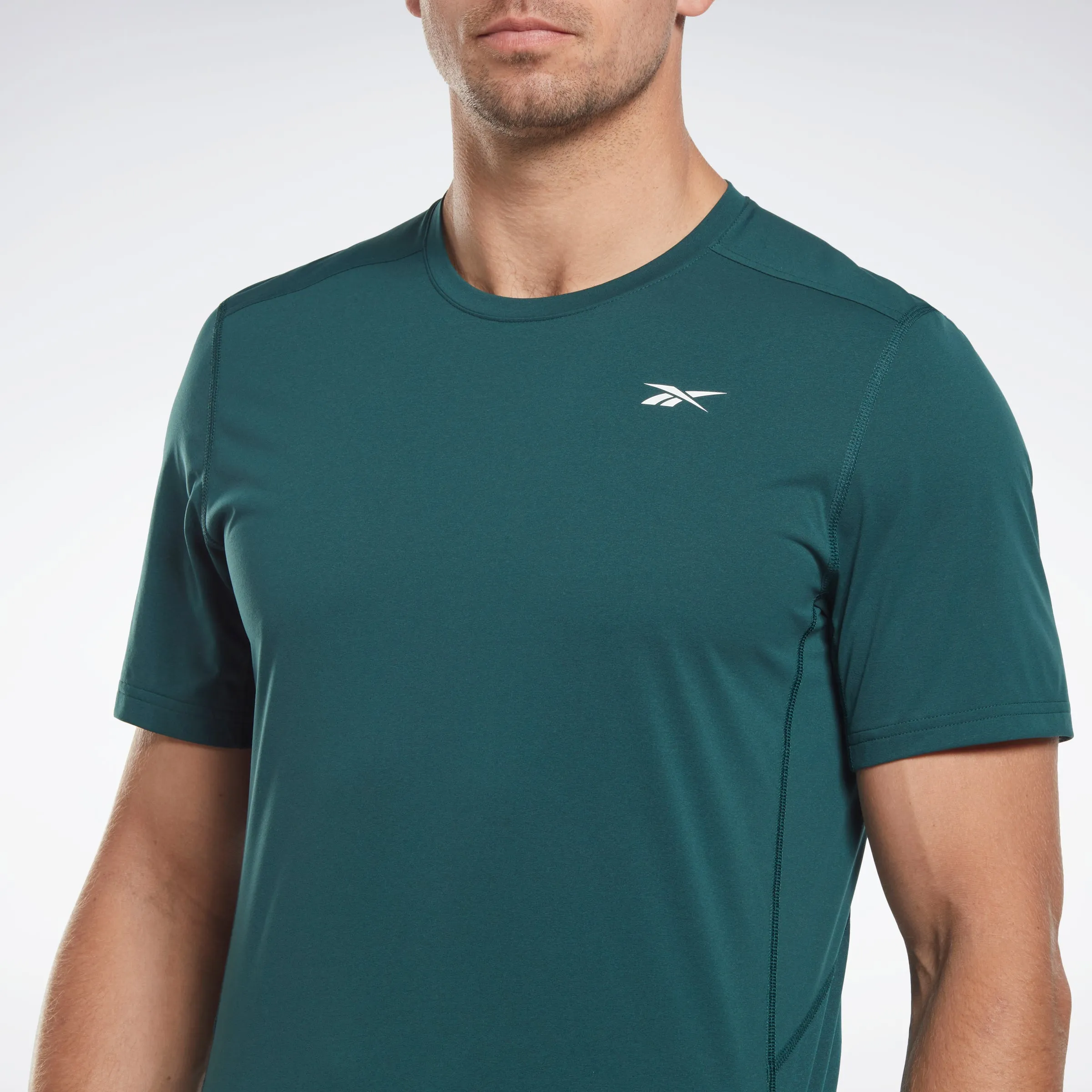 Reebok Apparel Men United By Fitness Movesoft T-Shirt Forest Green