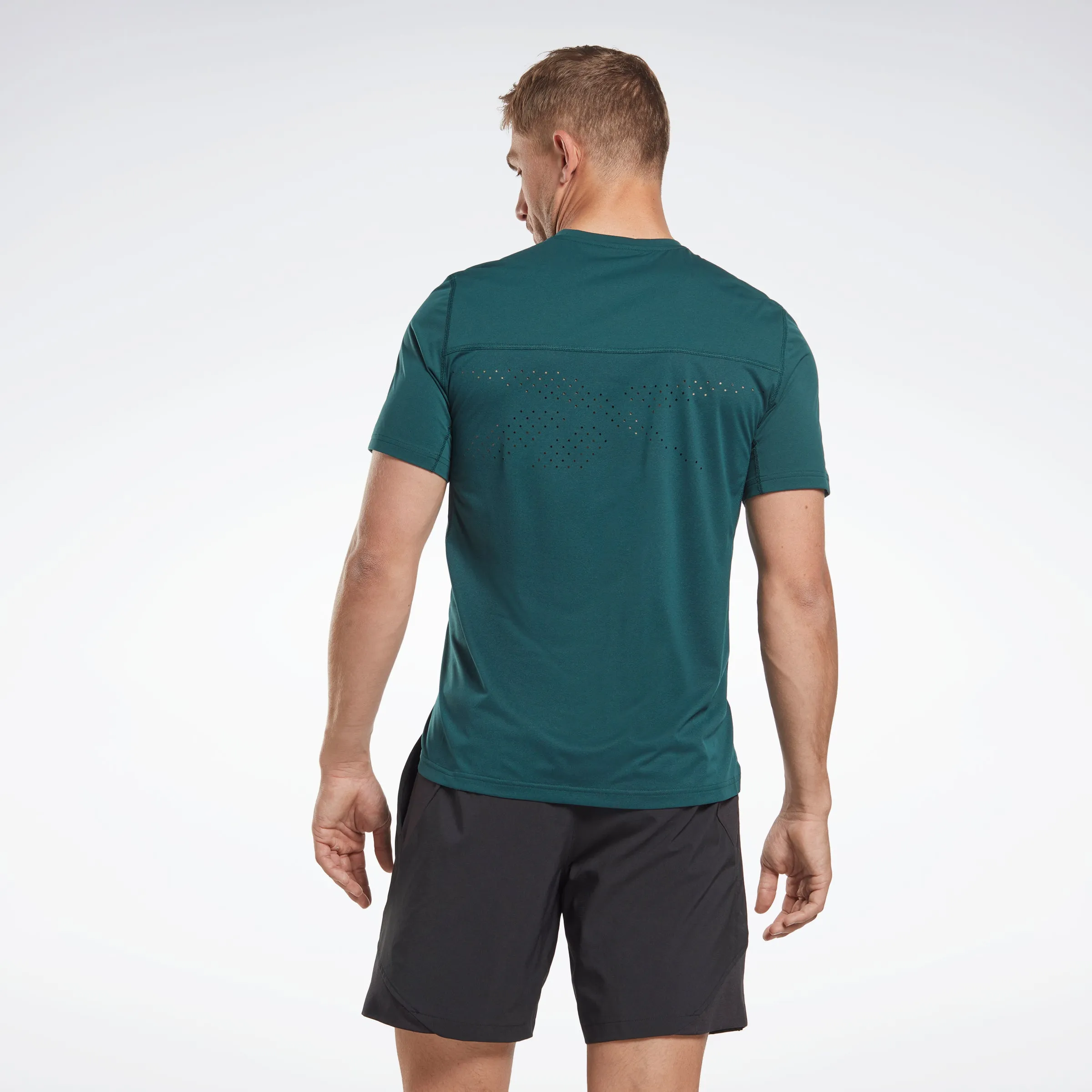 Reebok Apparel Men United By Fitness Movesoft T-Shirt Forest Green