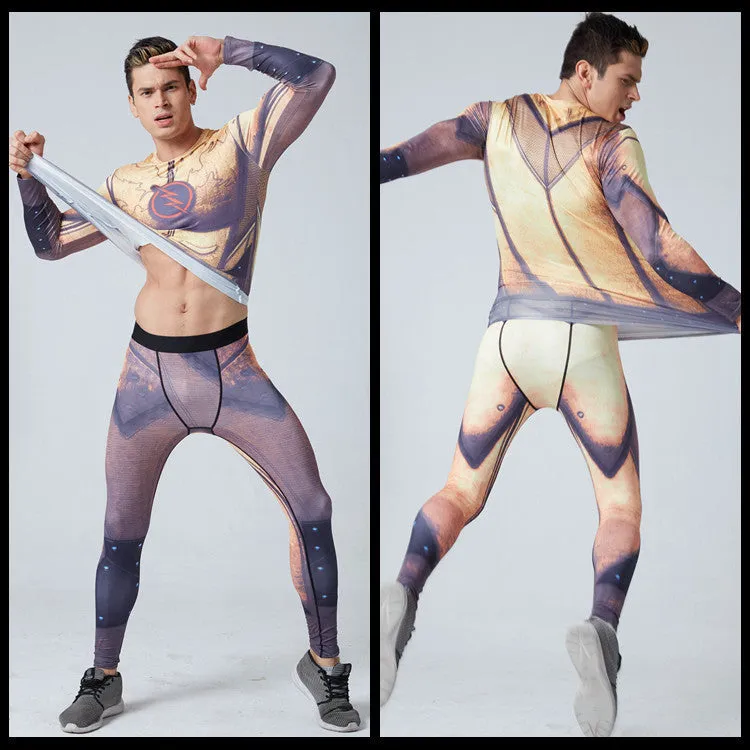 REVERSE FLASH Compression Leggings/Pants for Men