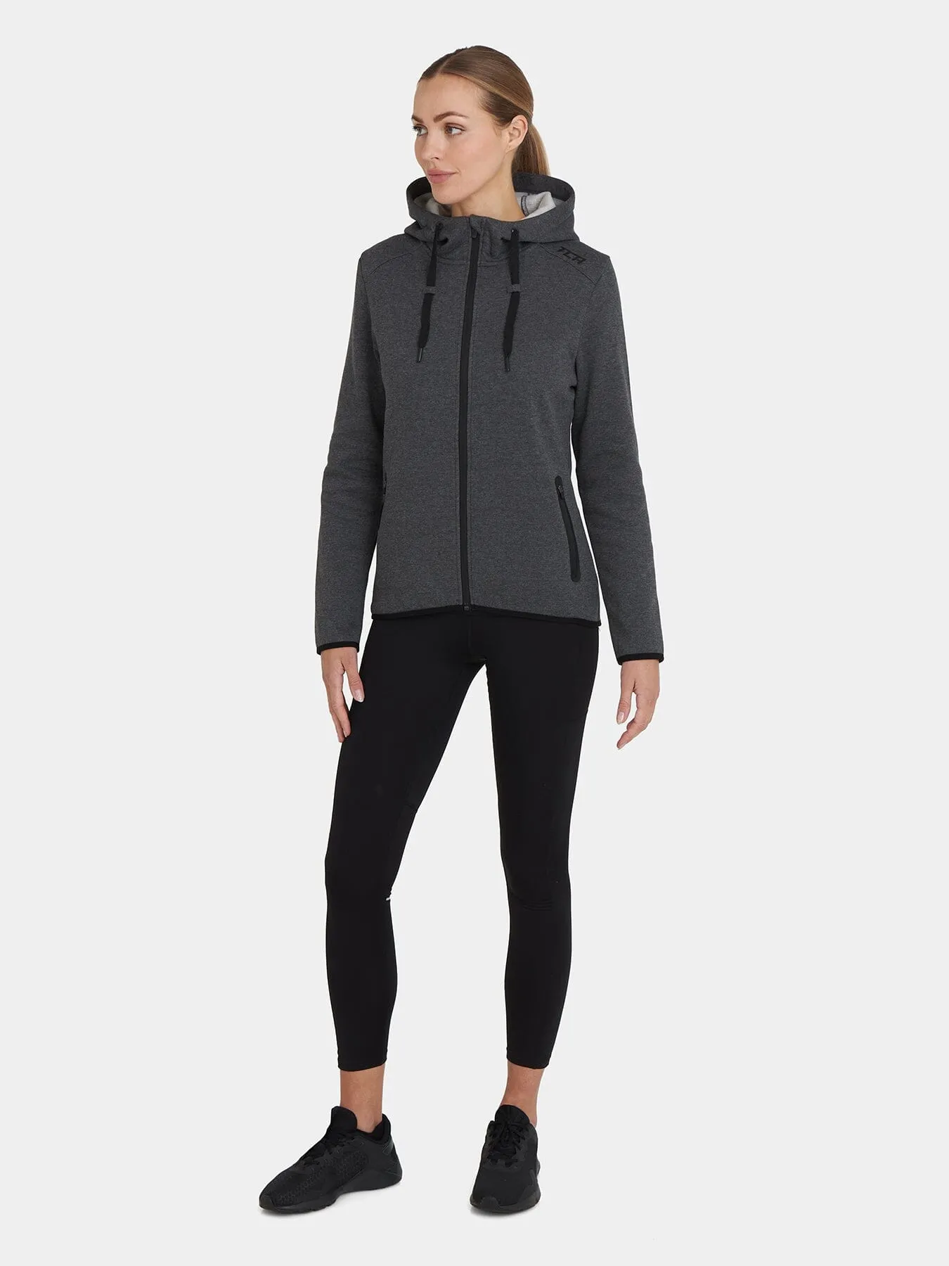 Revolution Tech Gym Running Hoodie For Women With Zip Pockets