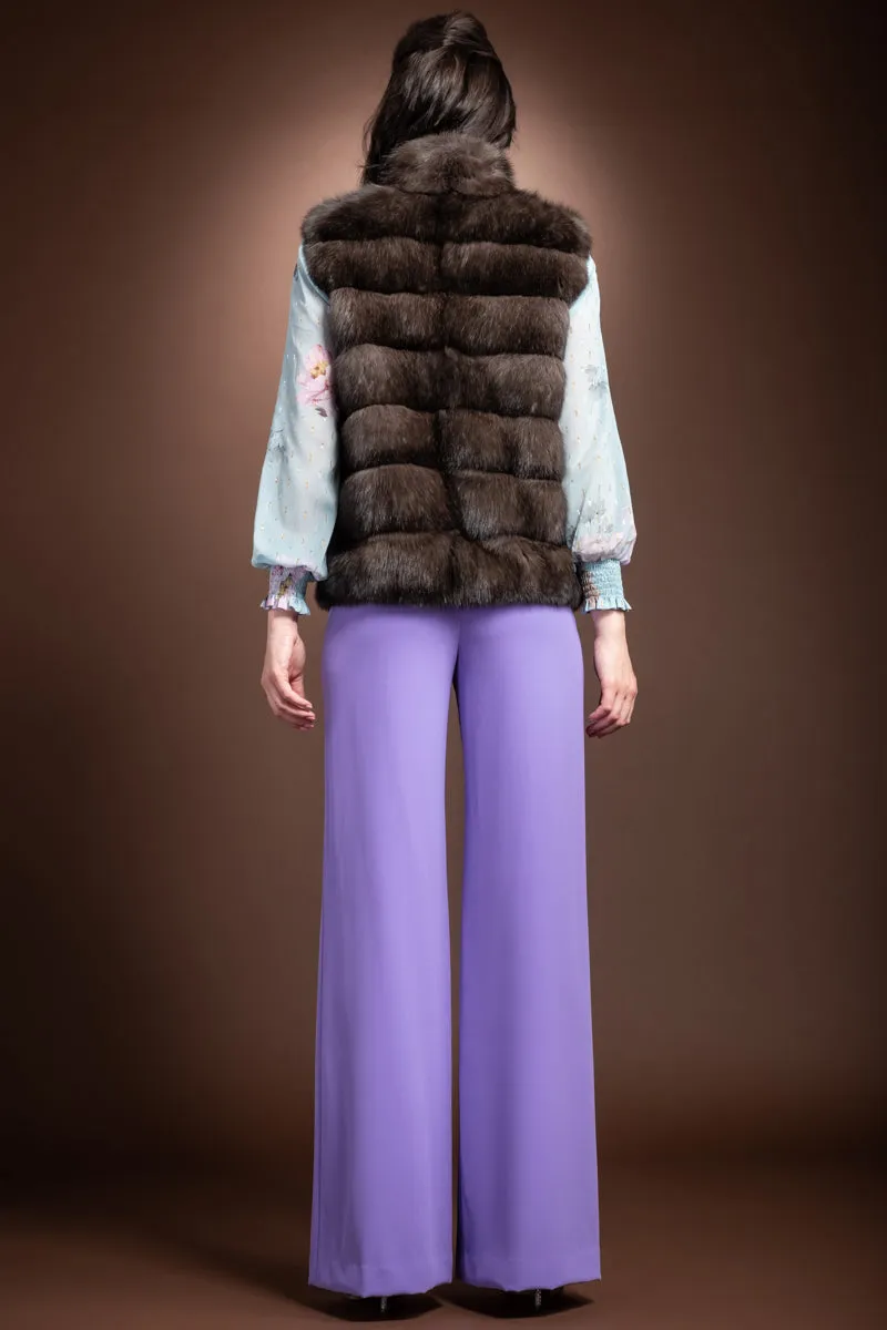 Russian Sable Horizontal Fur Vest