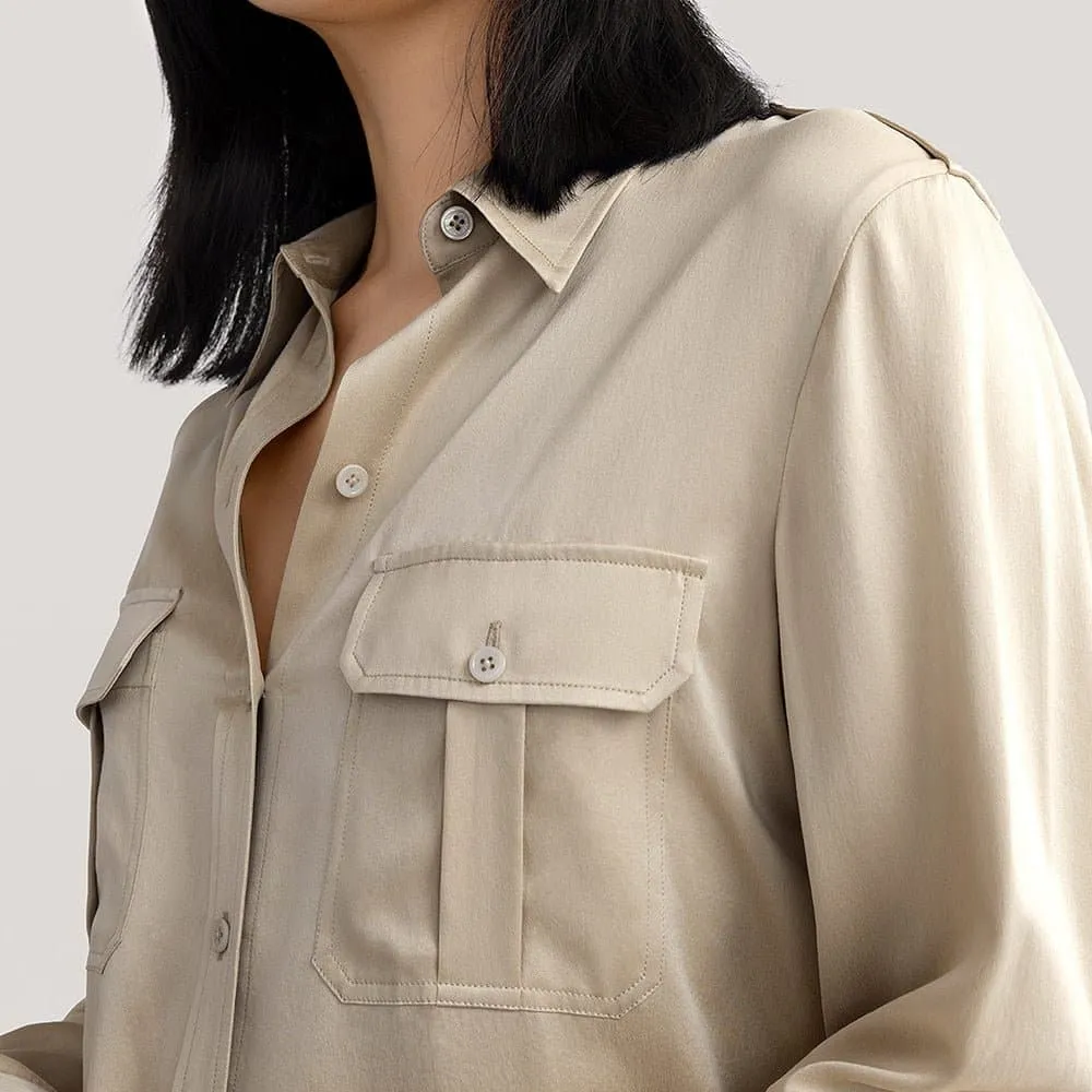 Silk Cargo Shirt