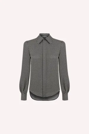 Silk Polka Dot Shirt