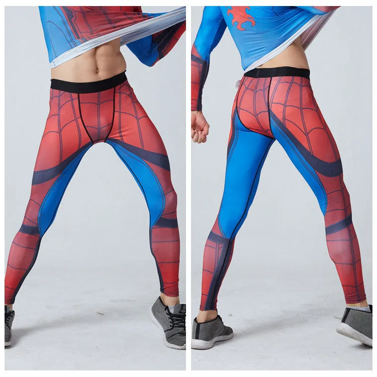 SPIDERMAN Compression Leggings for Men