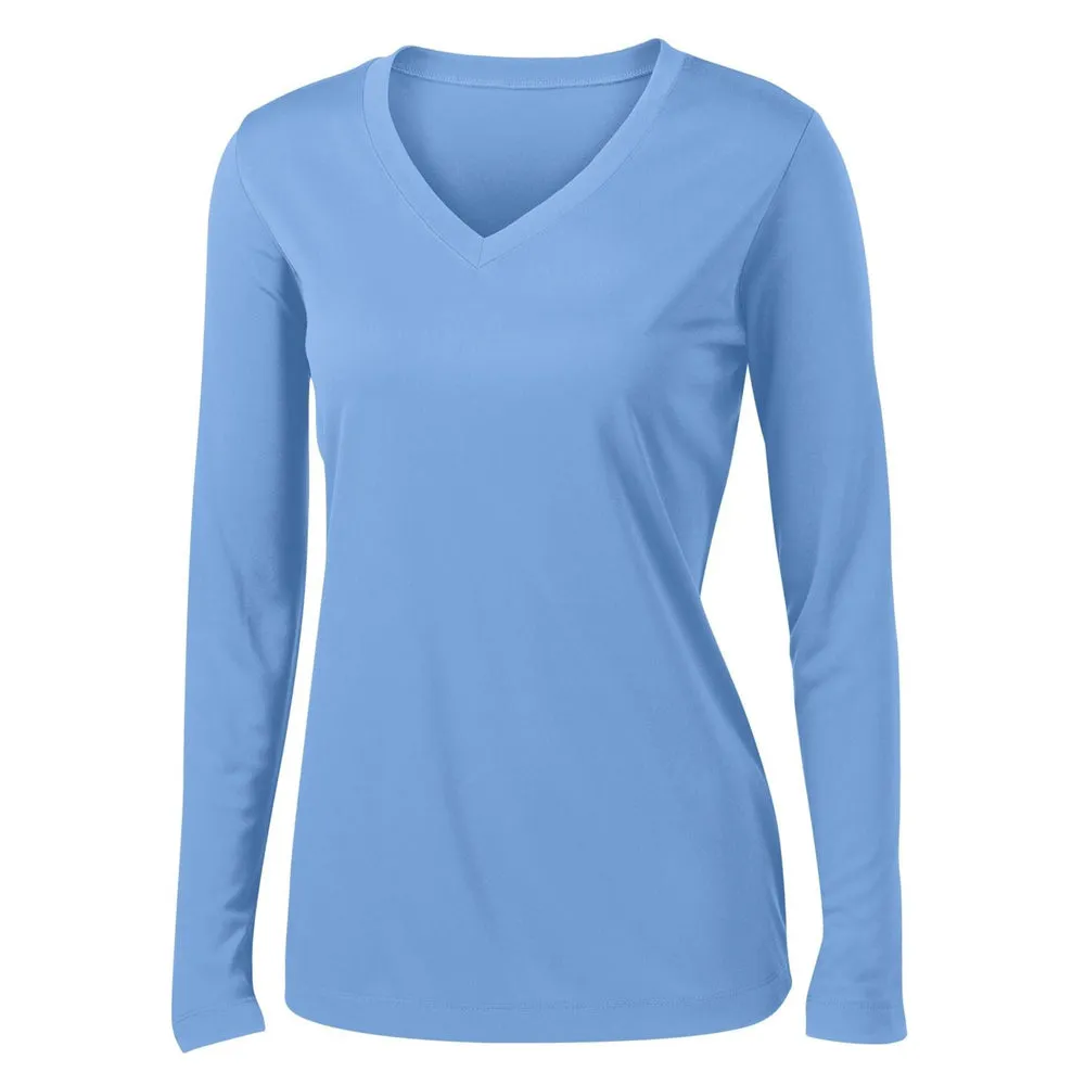 Sport-Tek® Ladies Long Sleeve PosiCharge® Competitor V-Neck Tee