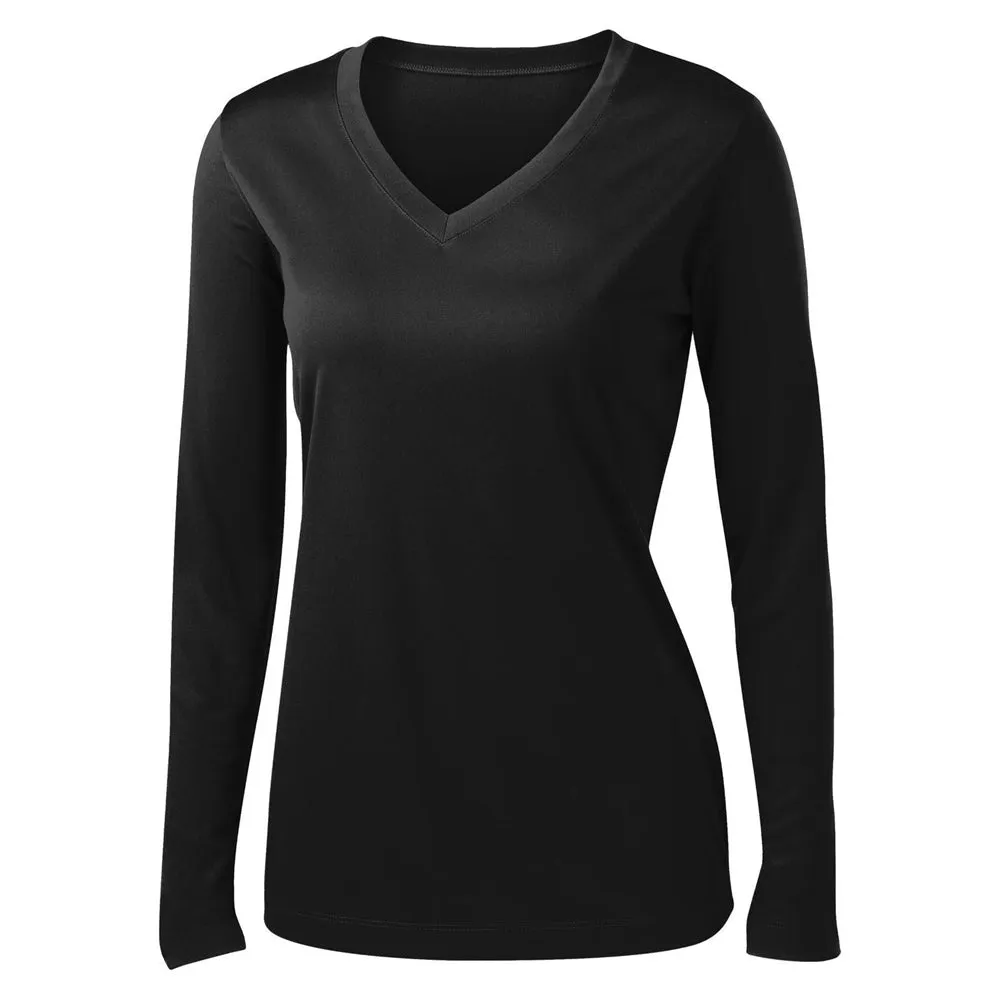 Sport-Tek® Ladies Long Sleeve PosiCharge® Competitor V-Neck Tee