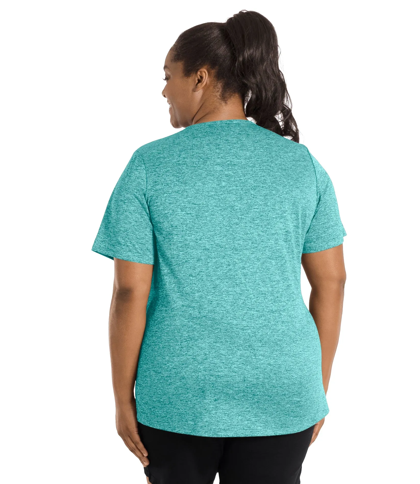 SunLite V-Neck Short Sleeve Top