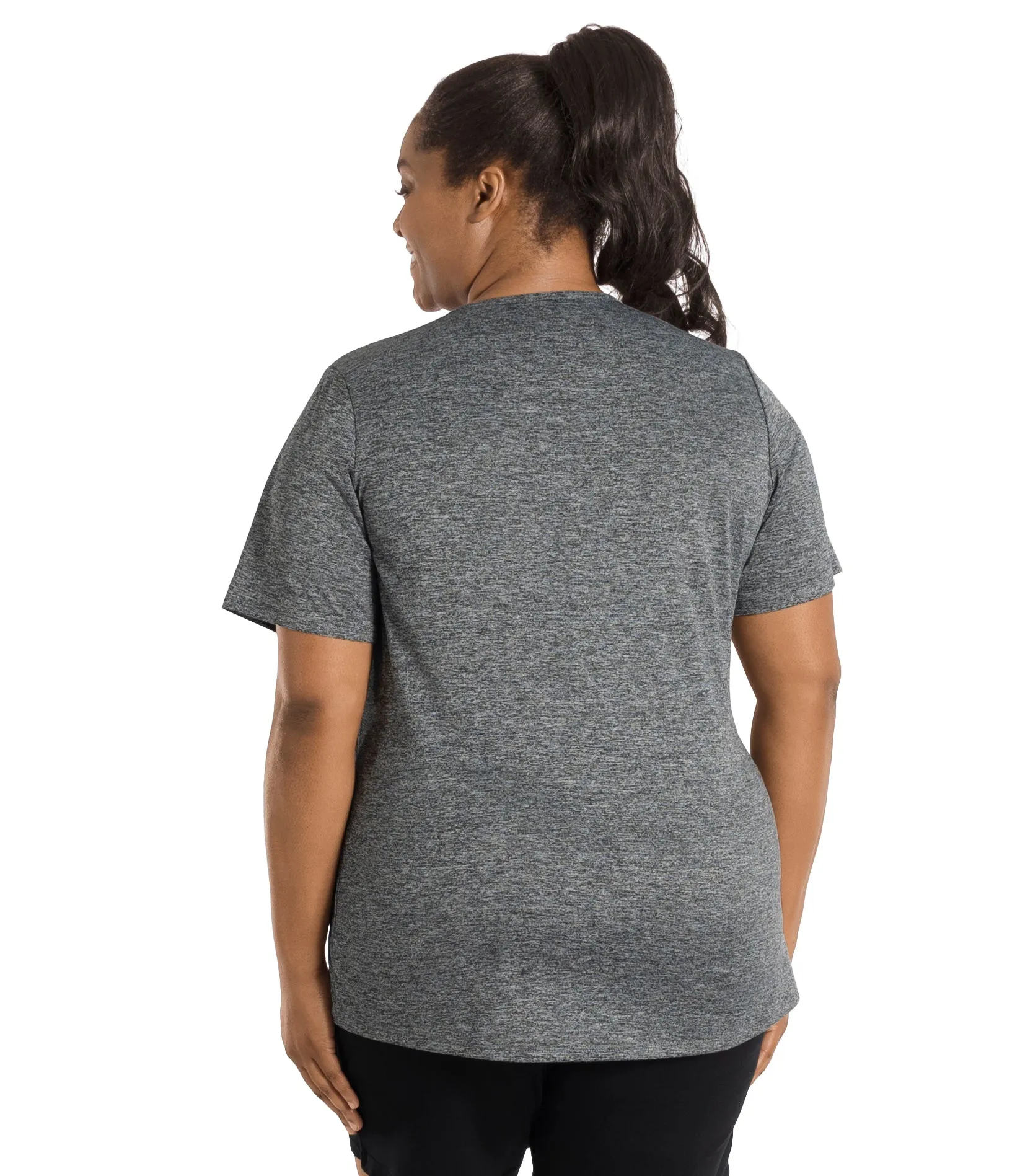 SunLite V-Neck Short Sleeve Top