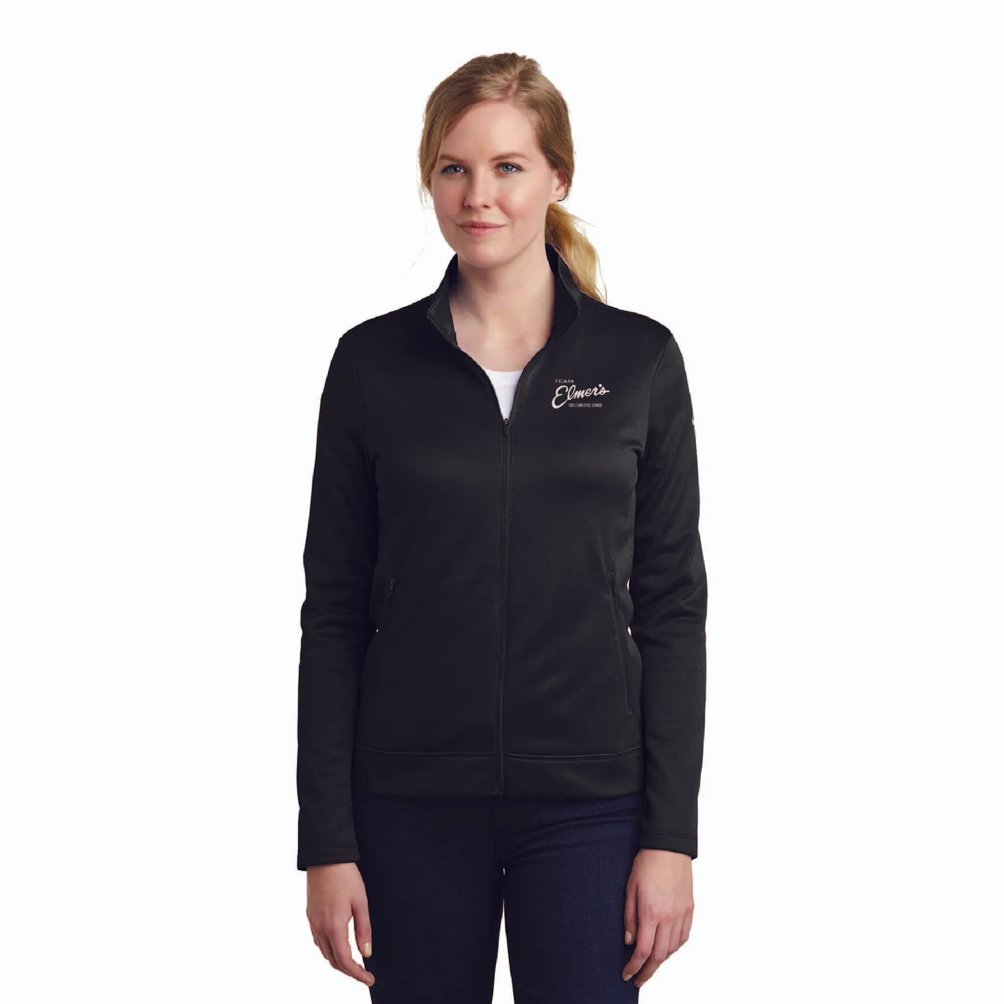 Team Elmer's Nike Ladies Therma-FIT Full-Zip Fleece