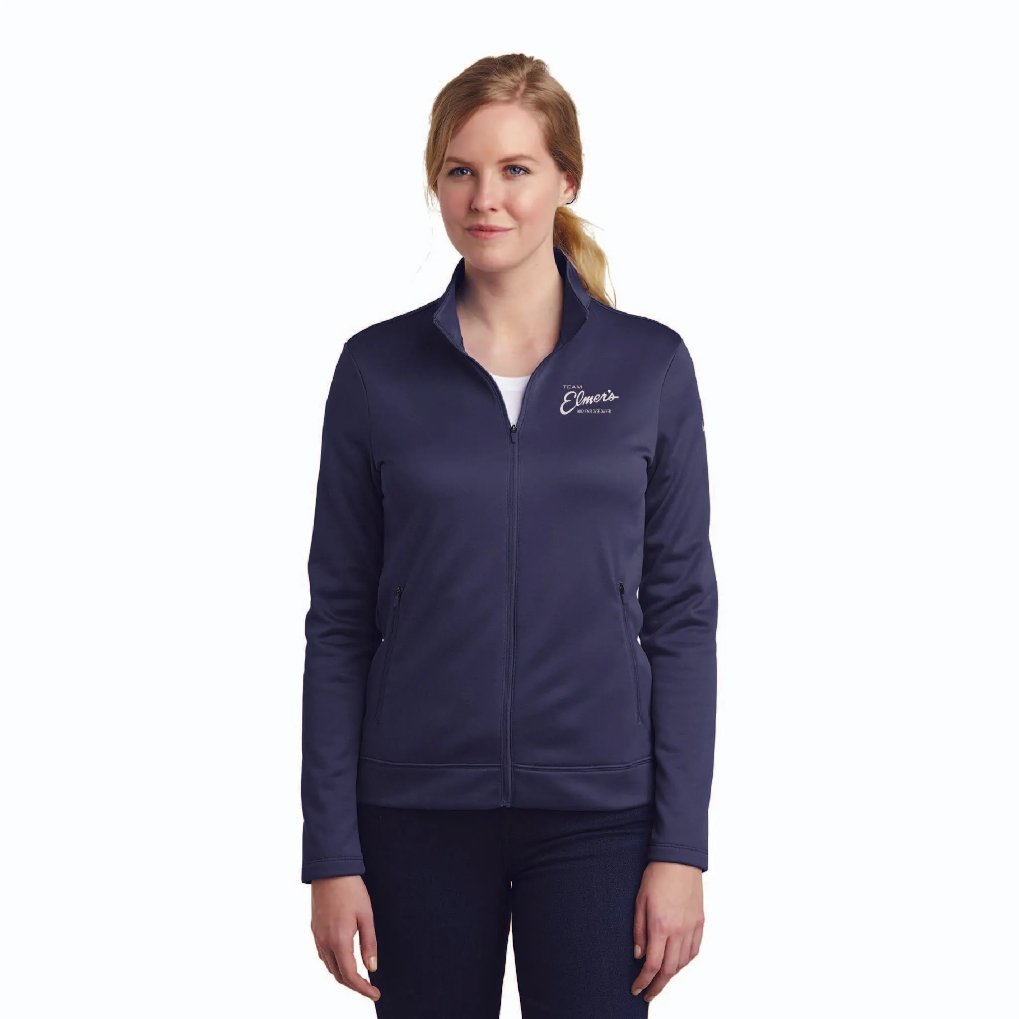 Team Elmer's Nike Ladies Therma-FIT Full-Zip Fleece