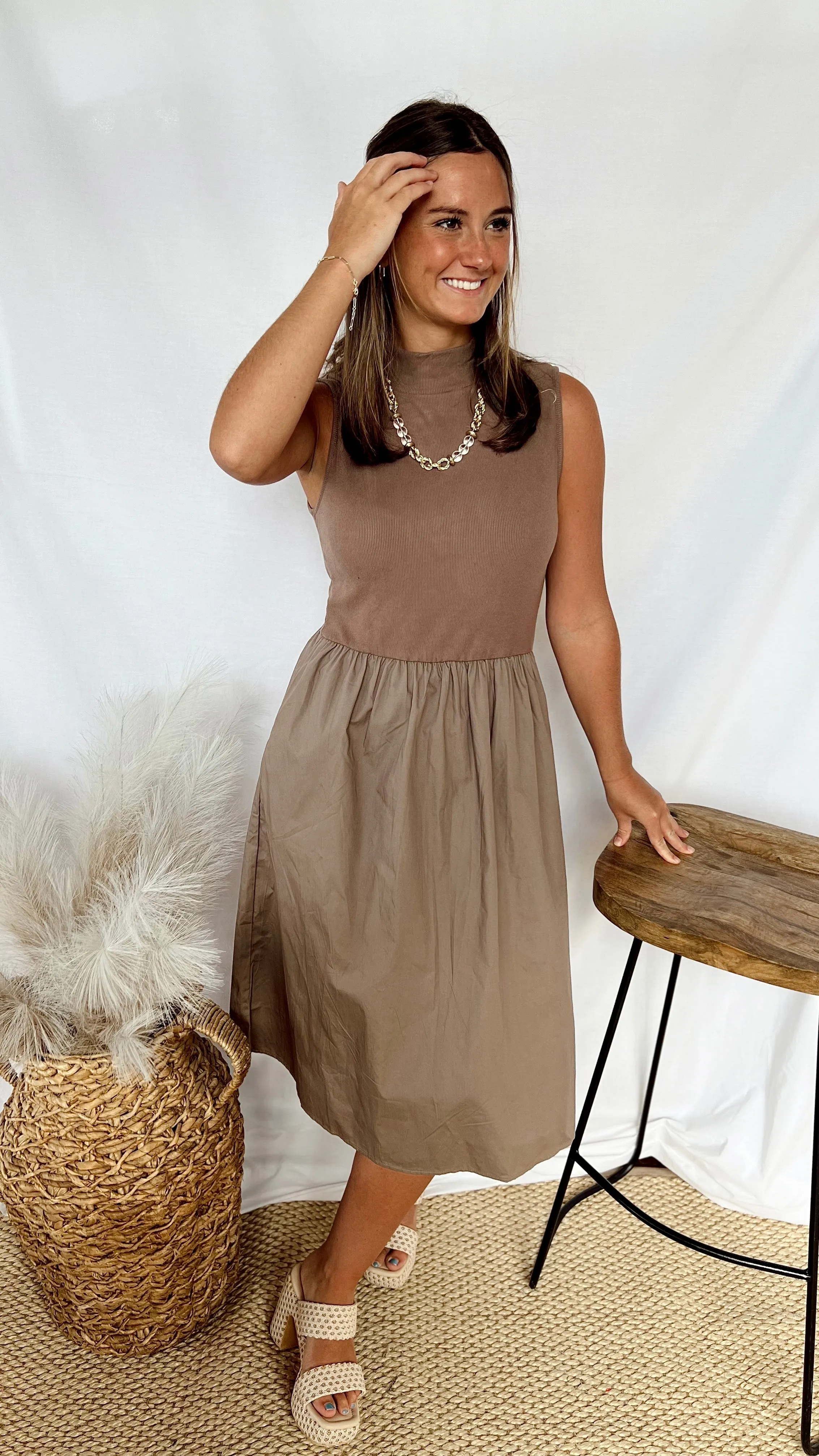 The Mocha Midi Dress