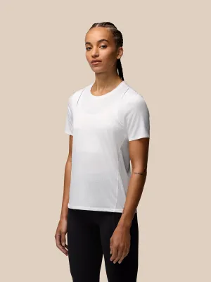 Women's Apex Short Sleeve Aeromesh Training T Shirt - White